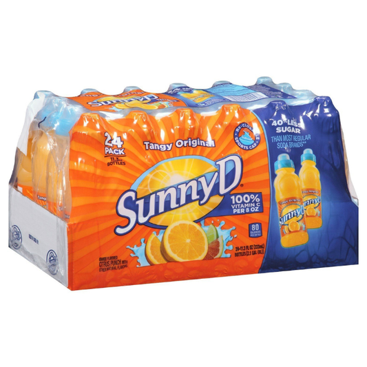Sunny D Sports Cap Bottle – 24 Count Case