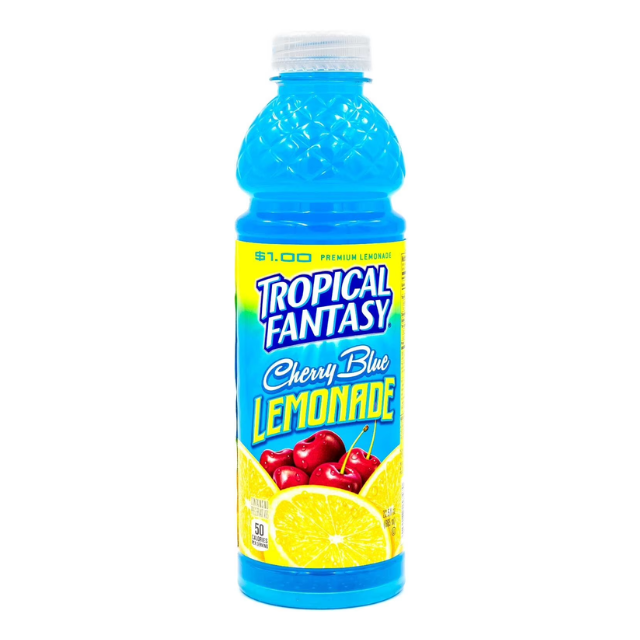 Tropical Fantasy Cherry Blue Lemonade – 22.5 oz Bottles