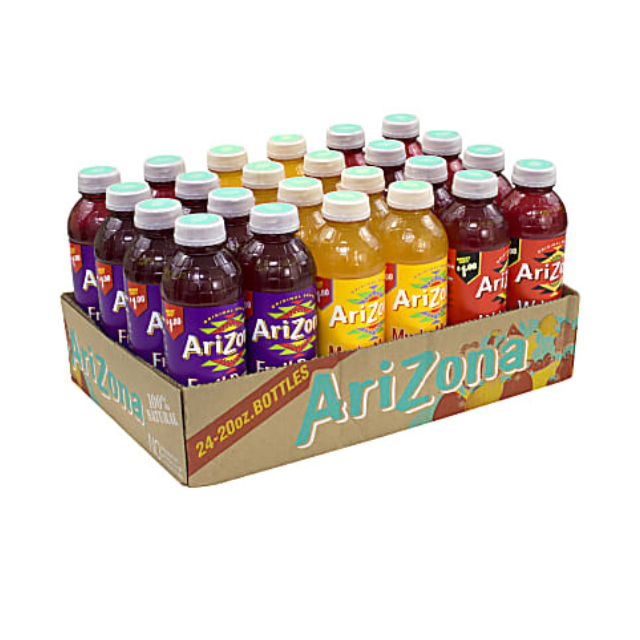 Arizona Mixed Flavor Bottles – 20 oz Bottle (24 Count Case)