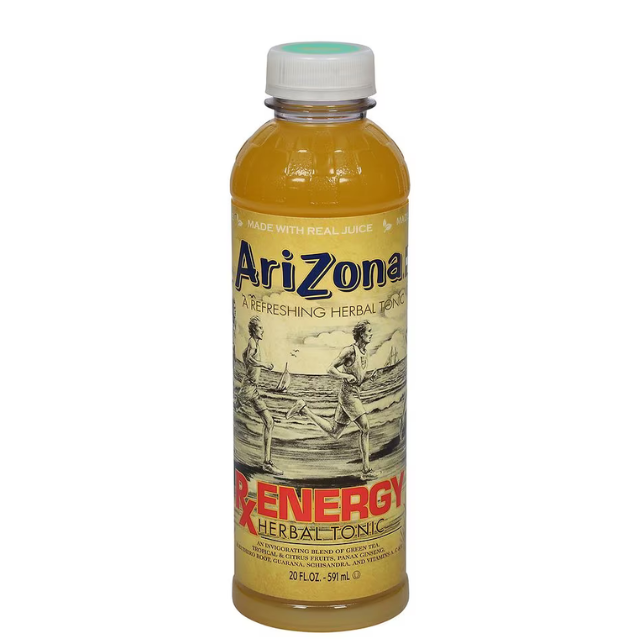 Arizona Rx Energy Herbal Tonic – 20 oz Bottle (24 Count)