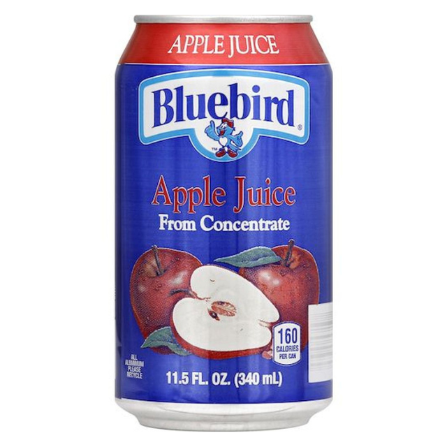 Bluebird Apple Juice – 11.5 oz (24 Count Case)