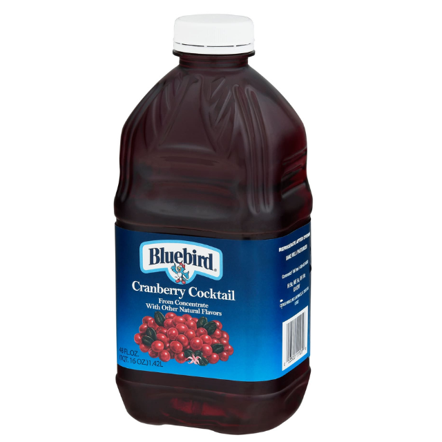 Bluebird Cranberry Juice – 48 oz Bottle