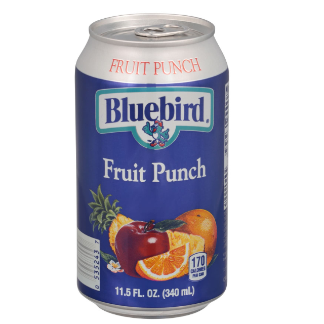 Bluebird Fruit Punch – 11.5 oz (24 Count Case)