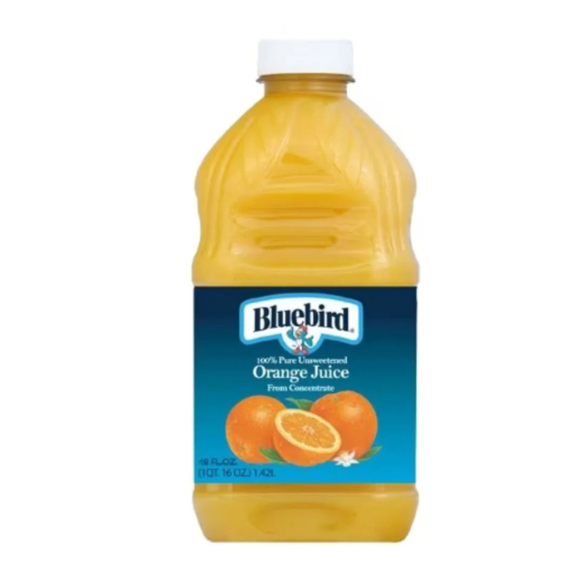 Bluebird Orange Juice – 48 oz Bottle