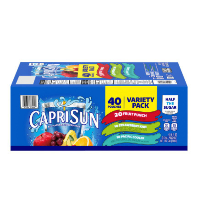Capri Sun Variety Pack – 40 Count Case