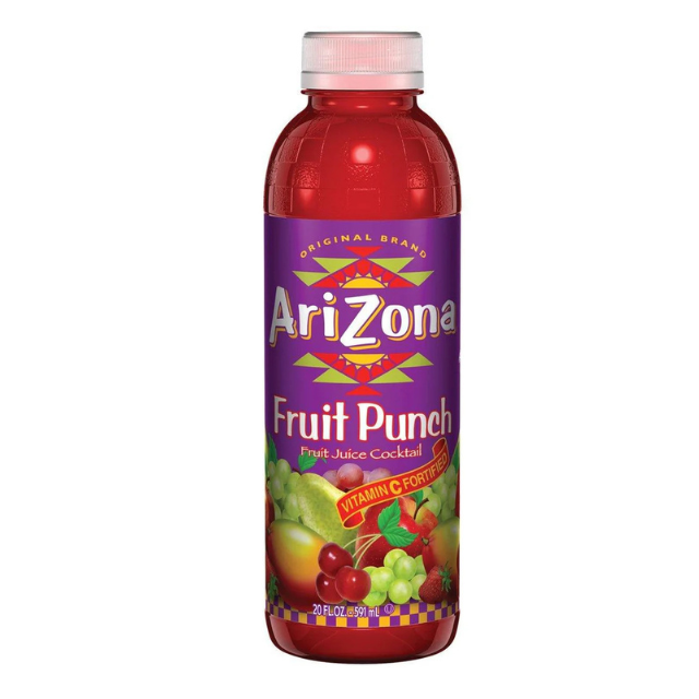 Arizona Fruit Punch – 20 oz Bottle (24 Count)