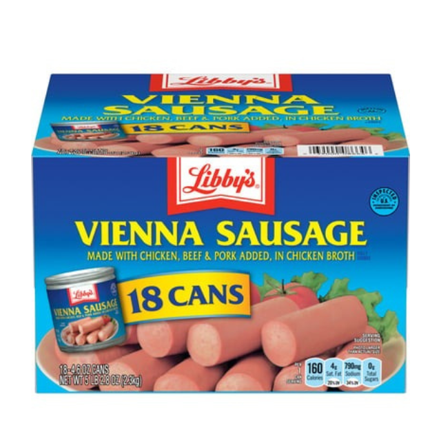Libby's Vienna Sausage – 18 Count Case